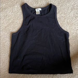 black tank top/crop top